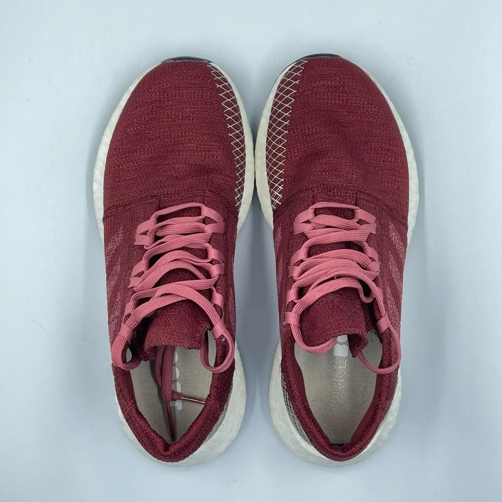 Adidas‎ Pureboost Go Maroon Running Shoes B75768 Women's Sz 7